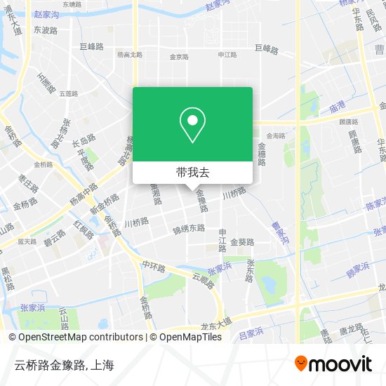 云桥路金豫路地图