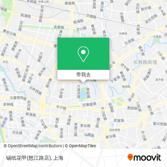 锡纸花甲(怒江路店)地图