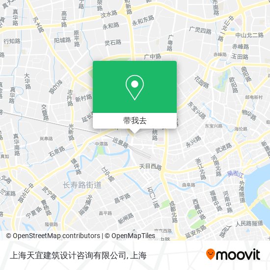 上海天宜建筑设计咨询有限公司地图