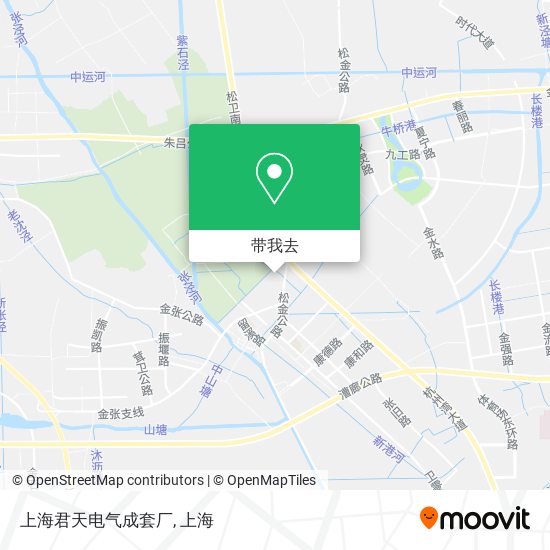 上海君天电气成套厂地图