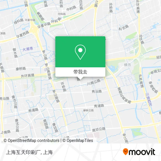 上海互天印刷厂地图