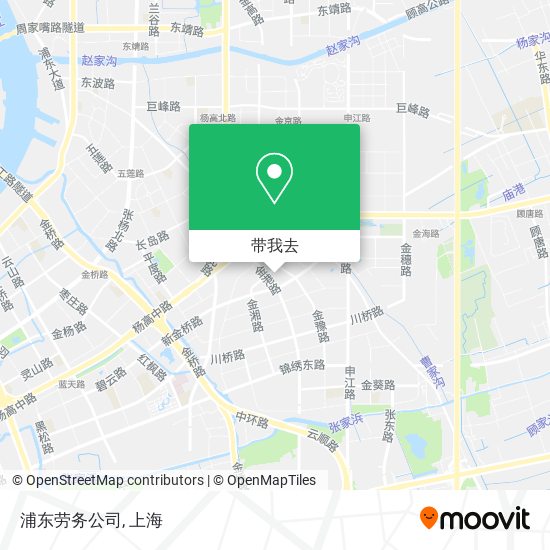 浦东劳务公司地图