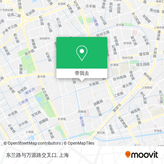 东兰路与万源路交叉口地图