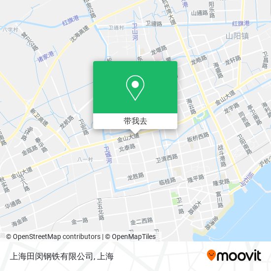 上海田闵钢铁有限公司地图