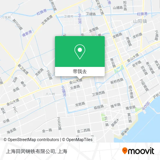 上海田闵钢铁有限公司地图
