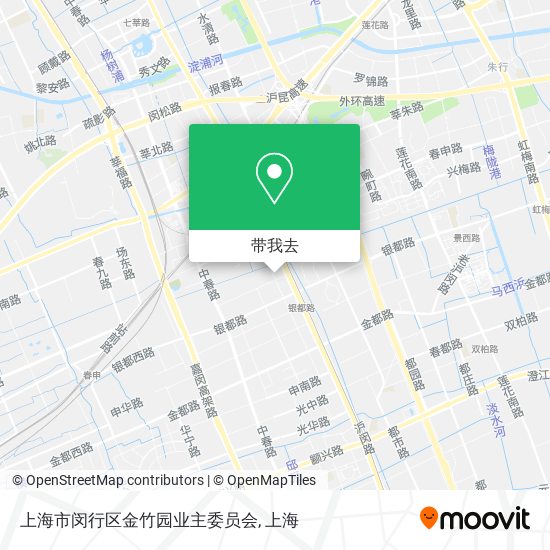 上海市闵行区金竹园业主委员会地图