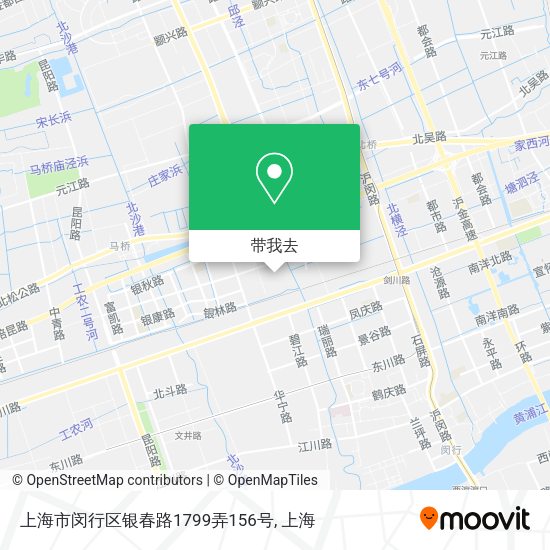 上海市闵行区银春路1799弄156号地图