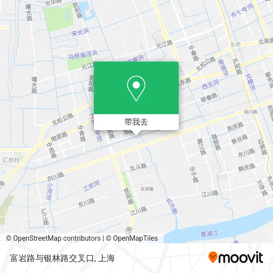 富岩路与银林路交叉口地图