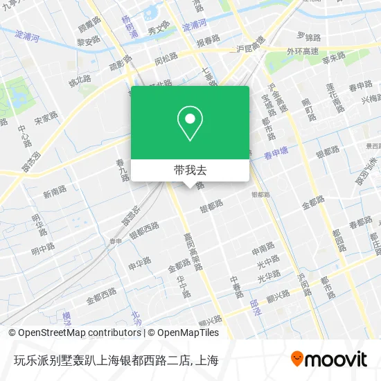 玩乐派别墅轰趴上海银都西路二店地图