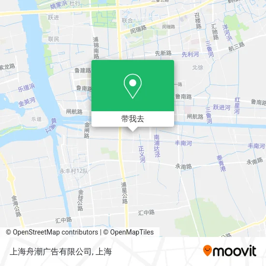 上海舟潮广告有限公司地图