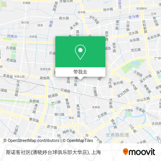 斯诺客社区(潘晓婷台球俱乐部大华店)地图