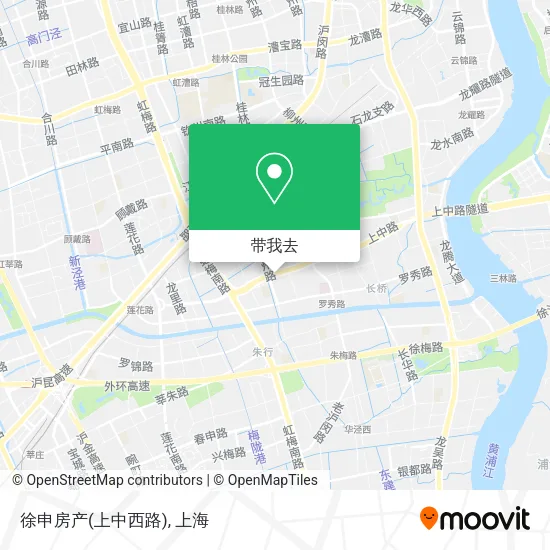 徐申房产(上中西路)地图
