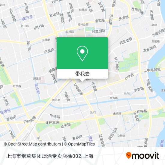 上海市烟草集团烟酒专卖店徐002地图