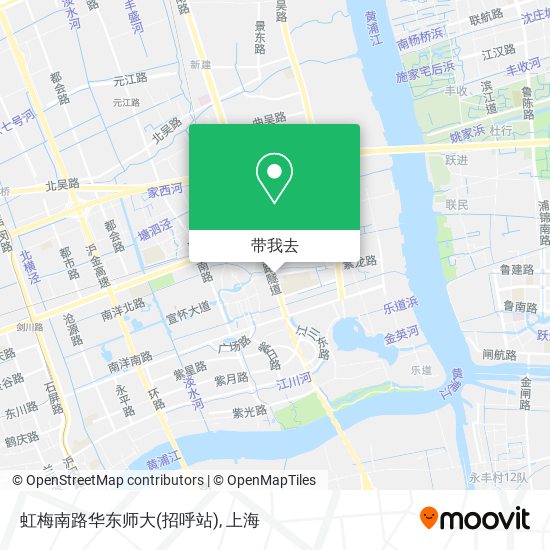 虹梅南路华东师大(招呼站)地图