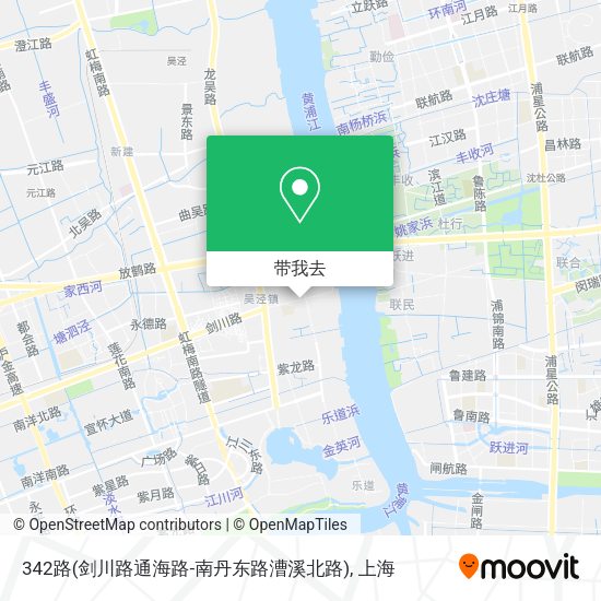 342路(剑川路通海路-南丹东路漕溪北路)地图
