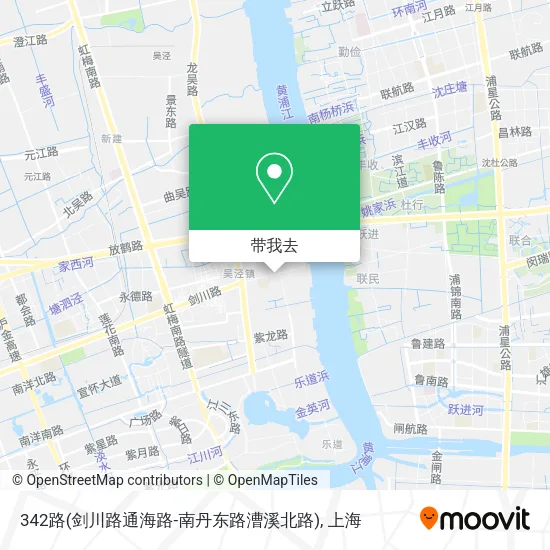 342路(剑川路通海路-南丹东路漕溪北路)地图