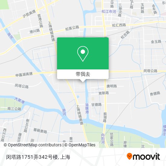 闵塔路1751弄342号楼地图