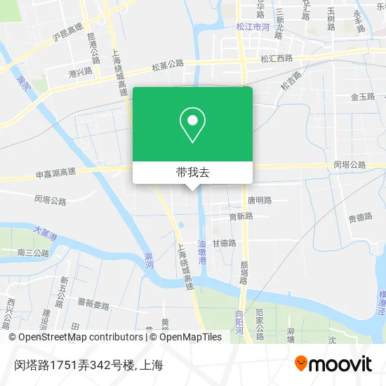 闵塔路1751弄342号楼地图