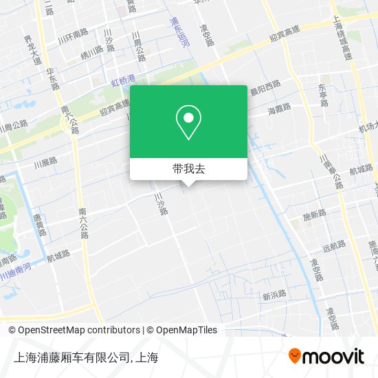 上海浦藤厢车有限公司地图