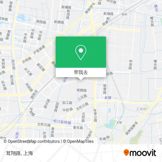 茸翔路地图