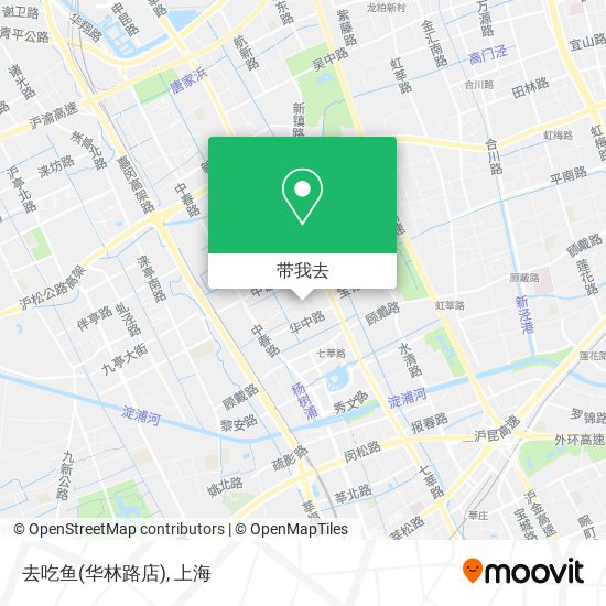 去吃鱼(华林路店)地图