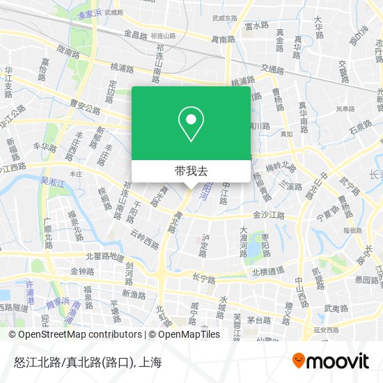 怒江北路/真北路(路口)地图