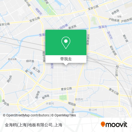 金海鸥(上海)地板有限公司地图