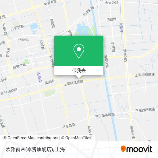 欧雅窗帘(奉贤旗舰店)地图