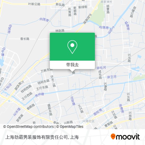 上海劲霸男装服饰有限责任公司地图