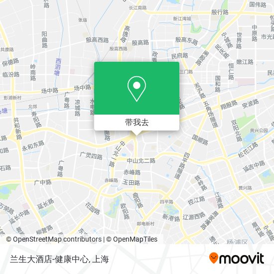 兰生大酒店-健康中心地图