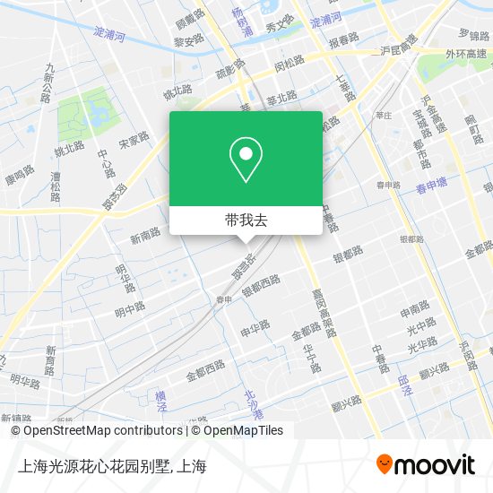 上海光源花心花园别墅地图