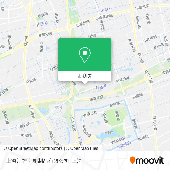 上海汇智印刷制品有限公司地图