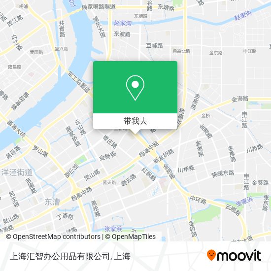 上海汇智办公用品有限公司地图