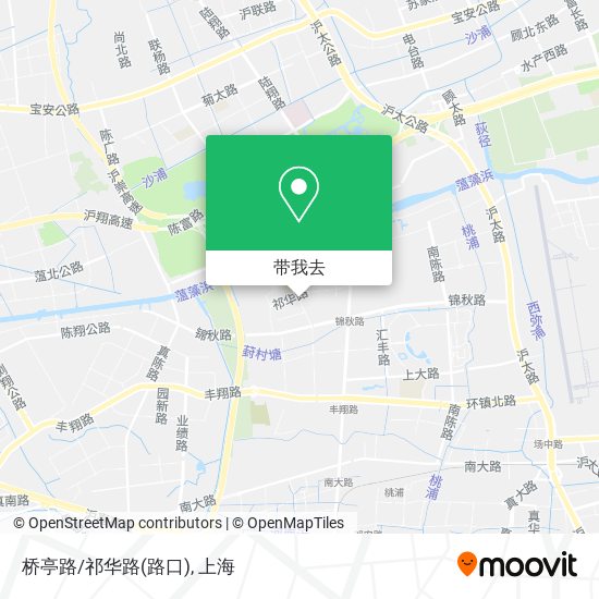 桥亭路/祁华路(路口)地图