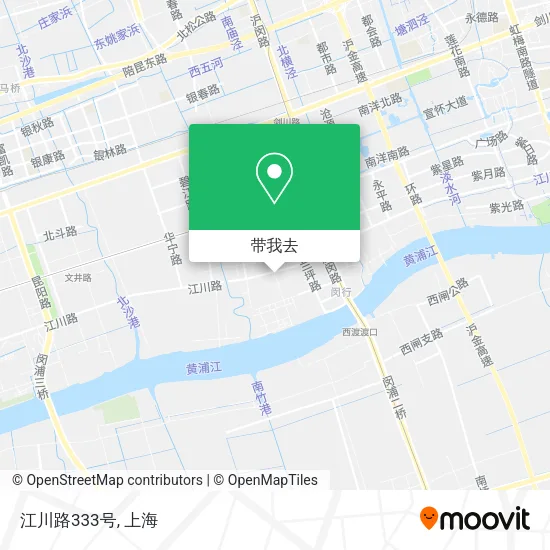 江川路333号地图