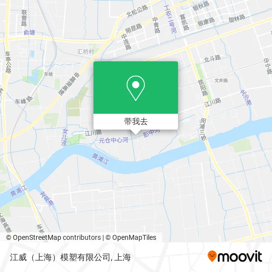 江威（上海）模塑有限公司地图