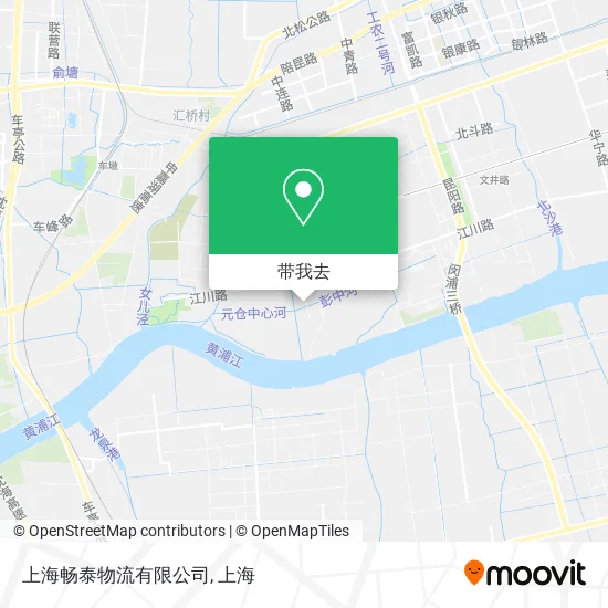上海畅泰物流有限公司地图
