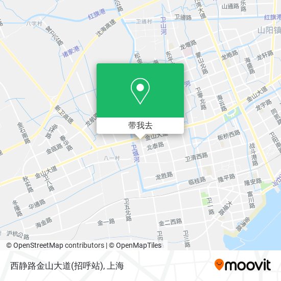 西静路金山大道(招呼站)地图