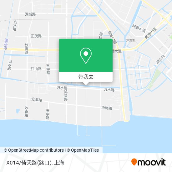 X014/倚天路(路口)地图