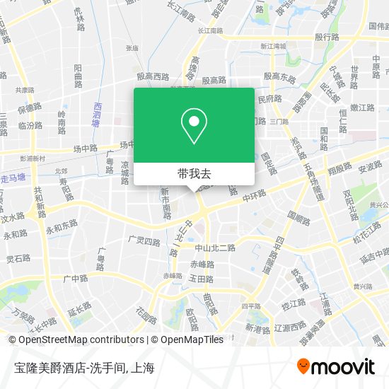 宝隆美爵酒店-洗手间地图