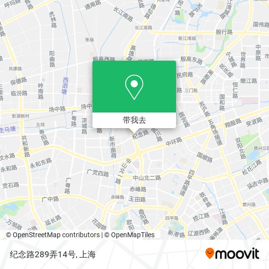 纪念路289弄14号地图