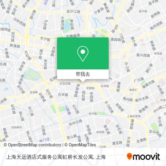 上海天远酒店式服务公寓虹桥长发公寓地图