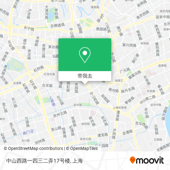 中山西路一四三二弄17号楼地图