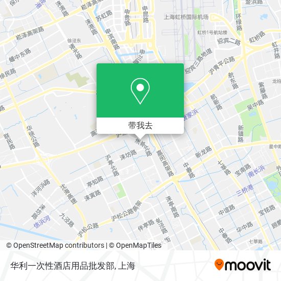 华利一次性酒店用品批发部地图