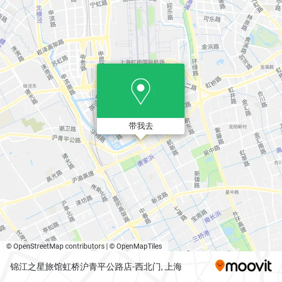 锦江之星旅馆虹桥沪青平公路店-西北门地图
