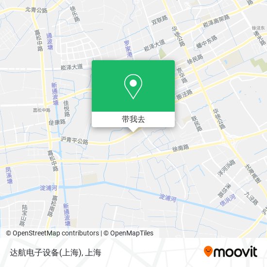 达航电子设备(上海)地图