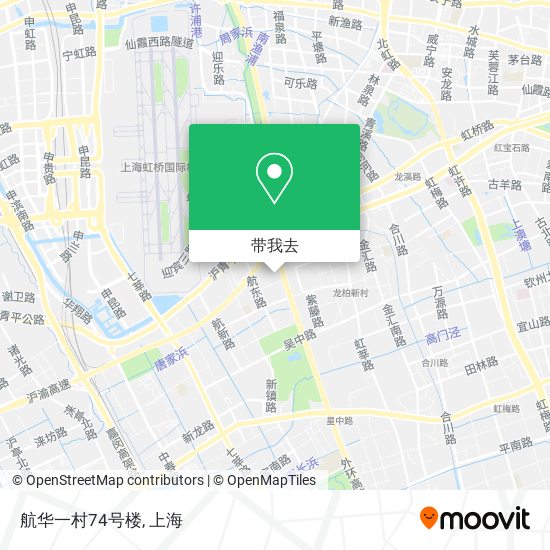 航华一村74号楼地图