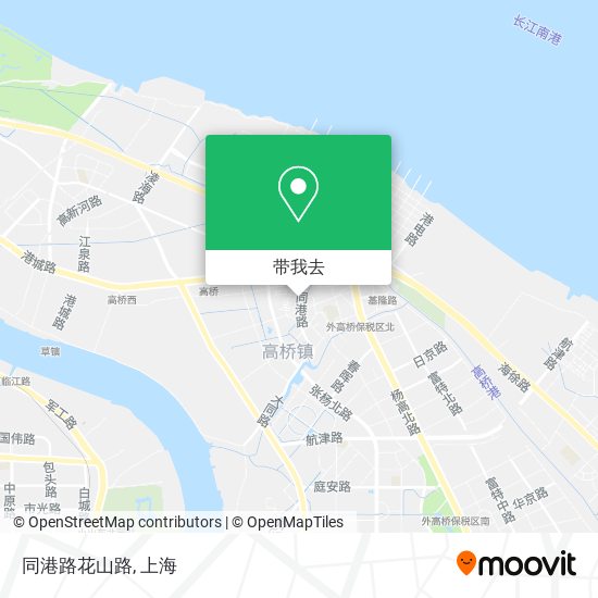 同港路花山路地图