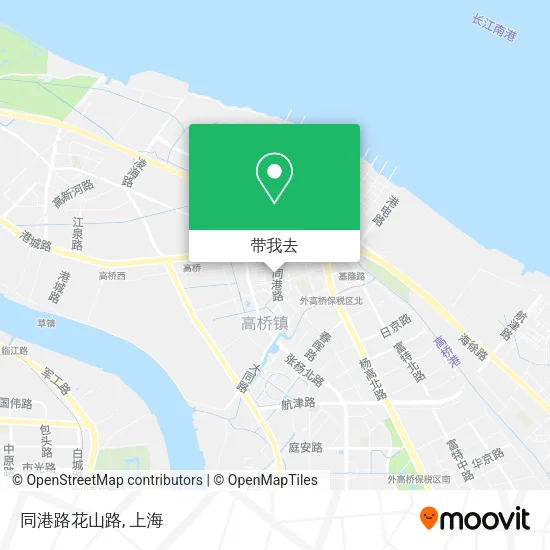 同港路花山路地图
