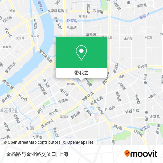 金杨路与金业路交叉口地图